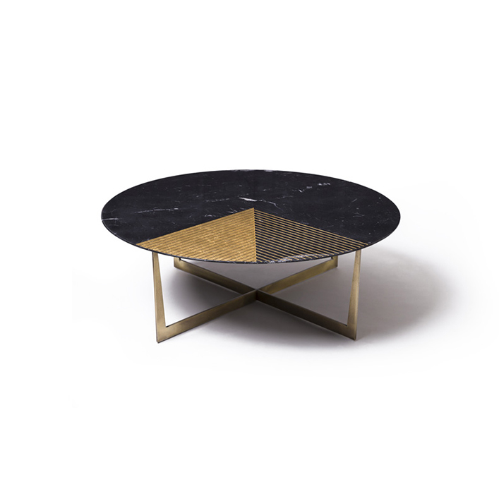Gold Radius handmade coffee table